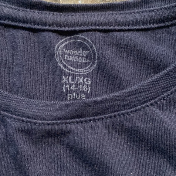 Wonder Nation Big Girls Graphic Heart Dress + Long&Short Sleeve Tees bundle - Picture 7 of 11